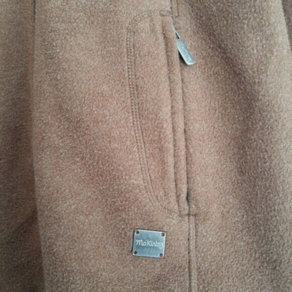 MCKINLEY Massena Fleece Hooded Coat Jacket Brown Sz S - Picture 5 of 13